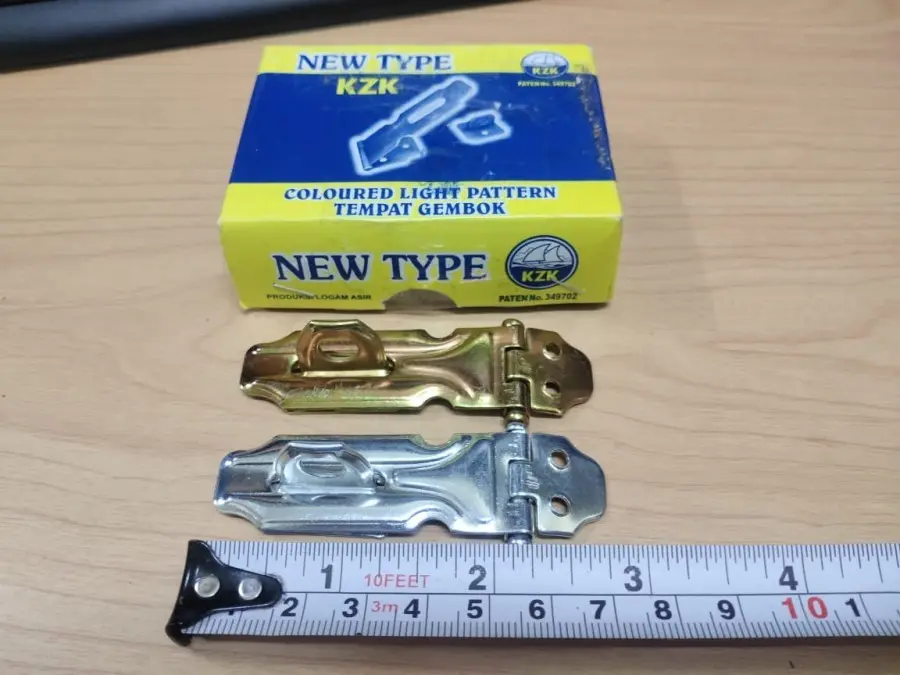Overpal Overval Grendel Kaitan Kunci Pintu Gembok Engsel KZK No 5 (2")