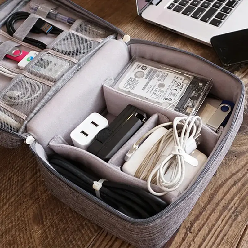 BudgetGadget Tas Gadget Organizer Pouch Travel Bag Portable Case 4