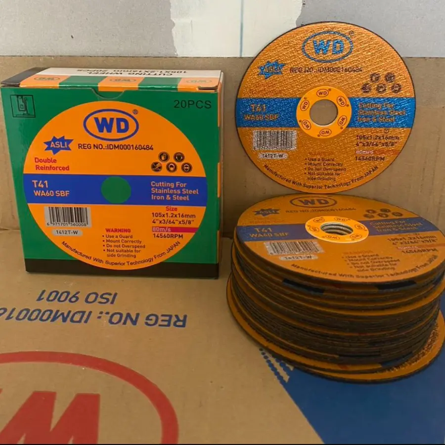 WD BATU POTONG GURINDA 4 X 1,2 CUTTING WHEEL T41 WA60SBF isi 20pc