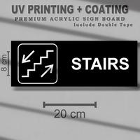 Gambar Sign Board Stairs Acrylic Tanda Label Akrilik Tangga UV Print - SAUV63 dari Unique Official Store Kab. Indramayu 1 Tokopedia