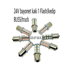 Bayonet kaki 1 sein/mundur 18 led 24V buss /truck strobo