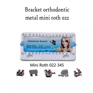 Orthodontic bracket behel gigi mini roth 022 3with hook