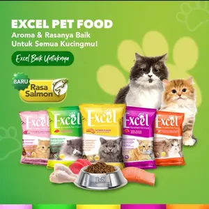 EXCEL ADULT CAT FOOD 500GR / MAKANAN KUCING EXCEL ADULT 500GR