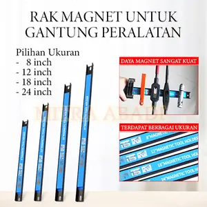 MAGNETIC TOOL HOLDER HANGING RACK - Alat Gantung Perkakas Magnet