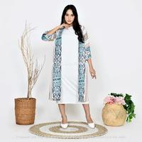 Gambar KI Outer Kimono Cardigan Panjang Tenun Alesha Tosca - Abu-abu, 4 dari KainIndonesiaco Kota Administrasi Jakarta Timur 1 Tokopedia