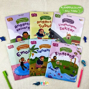 ZAIN Buku aktivitas anak Alhamdulillah aku tahu