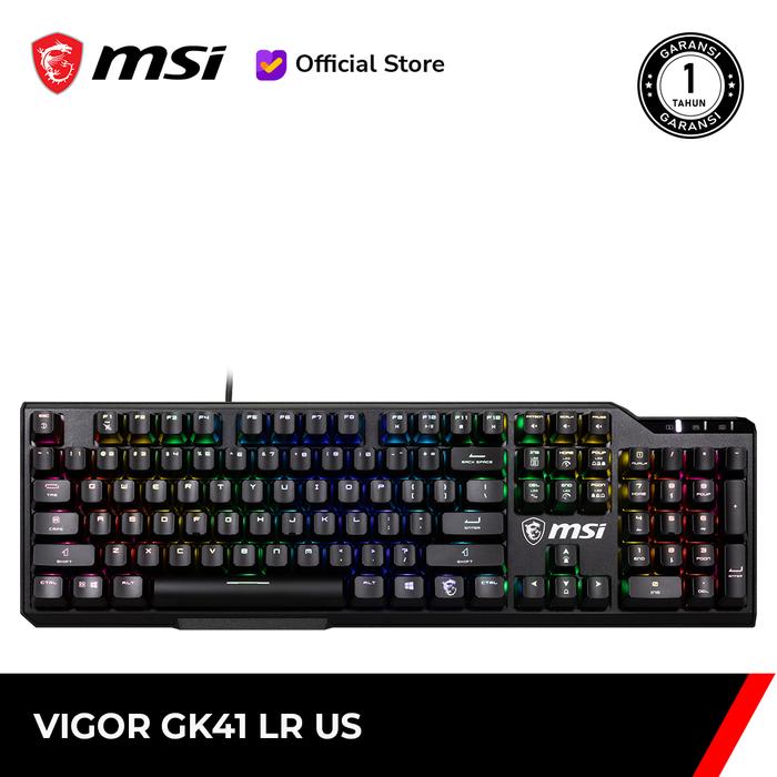 Gambar MSI VIGOR GK41 LR US GAMING KEYBOARD dari MSI Shop ID Kota Administrasi Jakarta Utara Tokopedia