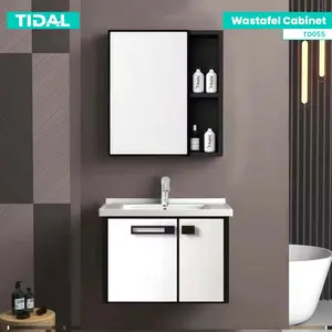 Wastafel Kabinet Set Komplit Minimalis Kamar Mandi TIDAL TD055