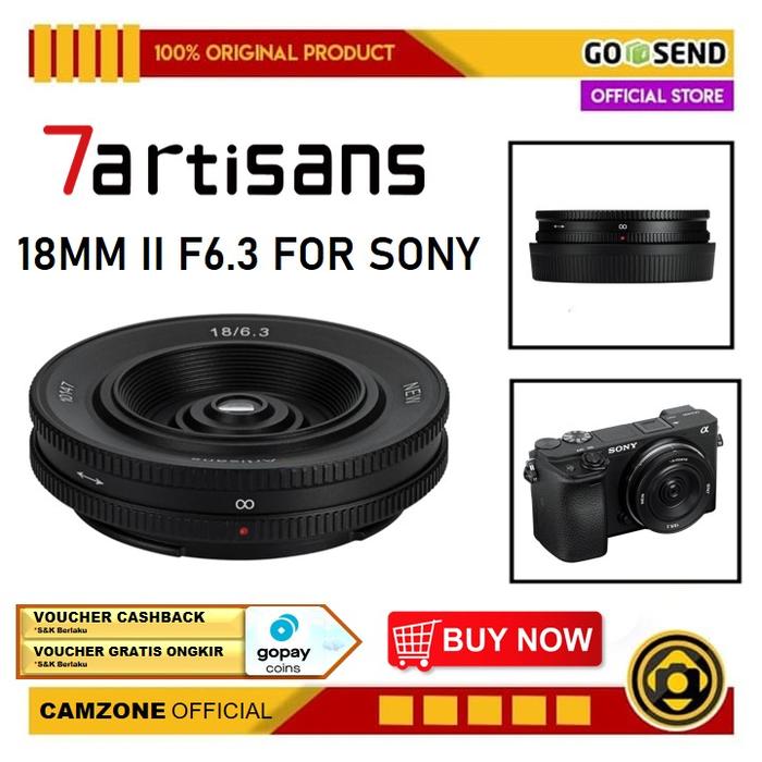 Gambar 7Artisans 18mm f6.3 II Sony E APSC 7Artisan 18 mm f/6.3 dari Camzone Official Kota Administrasi Jakarta Selatan Tokopedia