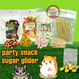 Paket snack sugar glider kumplit 5 jenis - party snack - snack hamster