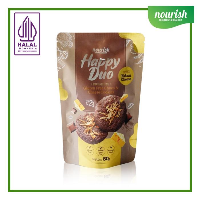 Gambar Happy Duo - Premium Gluten Free Choco Cheese Cookies with Edam Cheese dari Nourish Indonesia Jakarta Utara Kota Administrasi Jakarta Utara Tokopedia