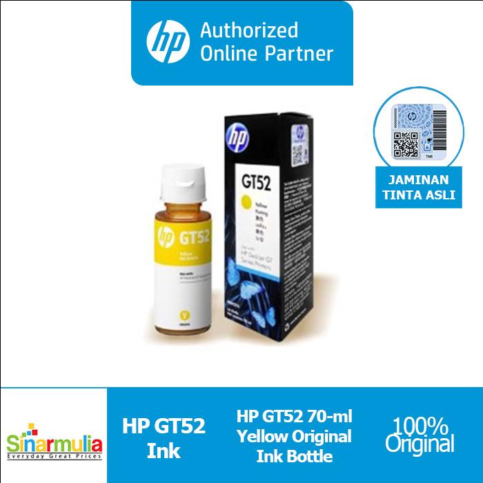 Gambar HP GT52 Yellow Original Ink Bottle(M0H56AA) dari Sinarmulia Sukses Makmur Kota Administrasi Jakarta Barat Tokopedia
