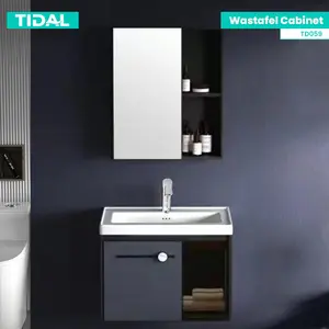 Wastafel Cabinet Set Komplit Modern Minimalis Kamar Mandi TIDAL TD059