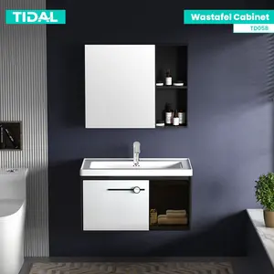 Wastafel Cabinet Set Komplit Modern Minimalis Kamar Mandi TIDAL TD058
