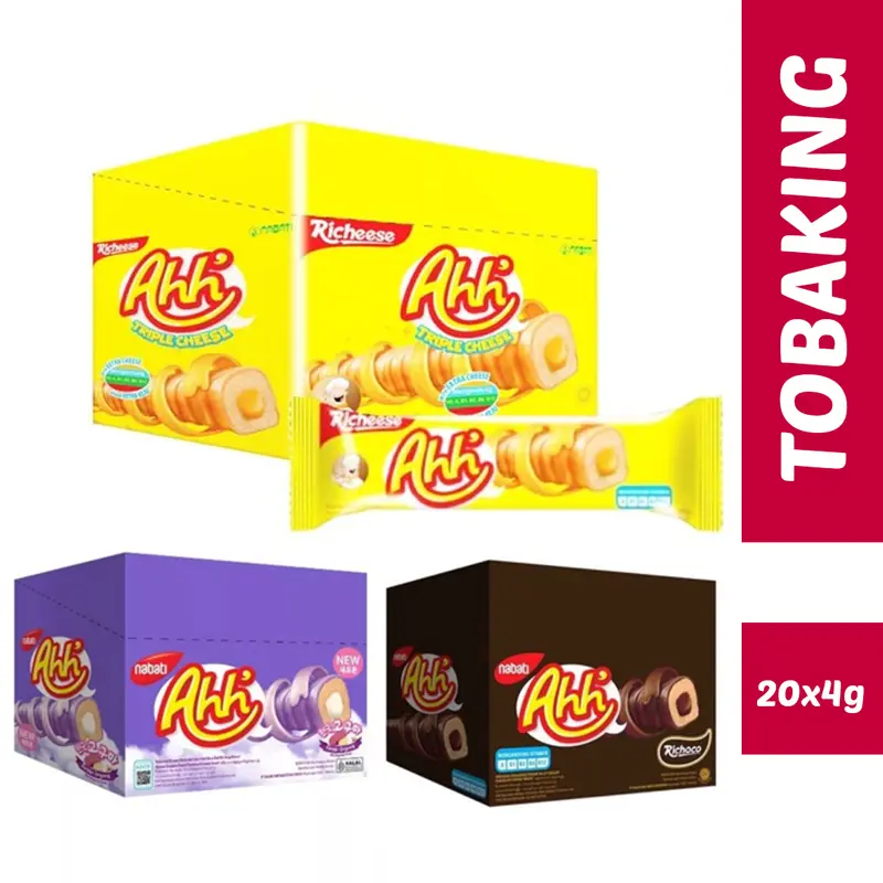 Nabati Ahh Richeese Richoco Cokelat Keju box isi 20 0