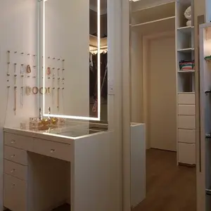 Meja rias minimalis led vanity (multiplek hpl)