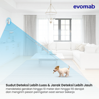Gambar evomab Sensor Gerak di Ruangan dengan Wifi IoT Smart Home ESNA-MTS1 dari evomab Kota Administrasi Jakarta Barat 4 Tokopedia