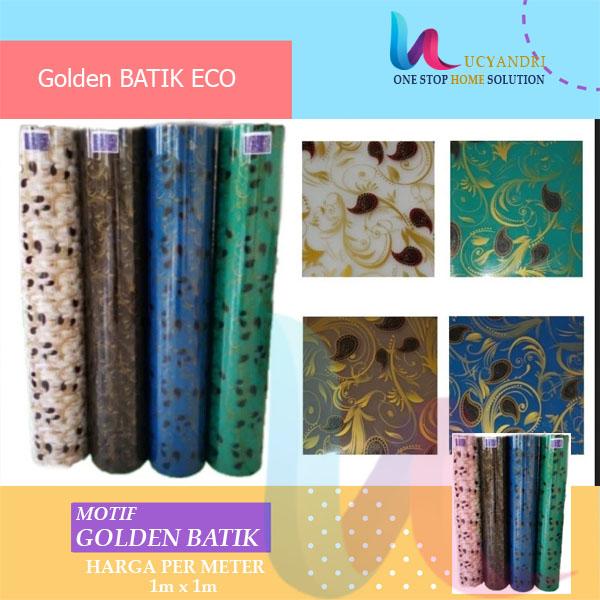 Gambar Plat Pagar Fiber Plastik Penutup Pagar Golden Batik Motif - Hitam dari Lucyandri Official Kab. Tangerang Tokopedia