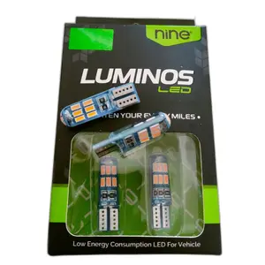 sLampu LED Senja Luximos nine T10 4014 15 Mata  untuk Mobil & Motor DC 12V Low Energy Consumption LED Autoseries - Car