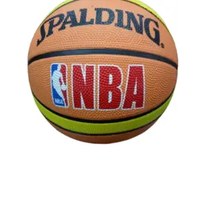 BASKETBALL BOLA BASKET SPALDING RUBBER SIZE 7 KARET LIST ORANGE WARNA