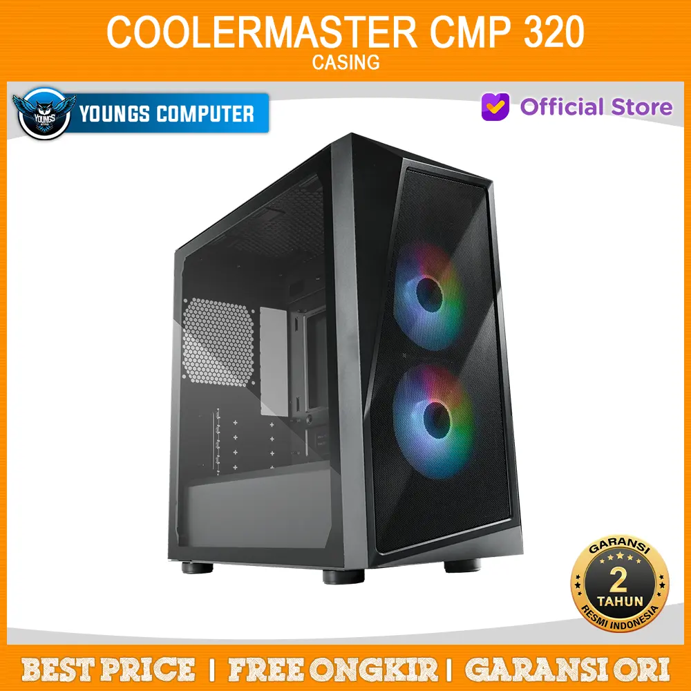 CASING COOLER MASTER CMP 320 | Mini Tower M-ATX Case