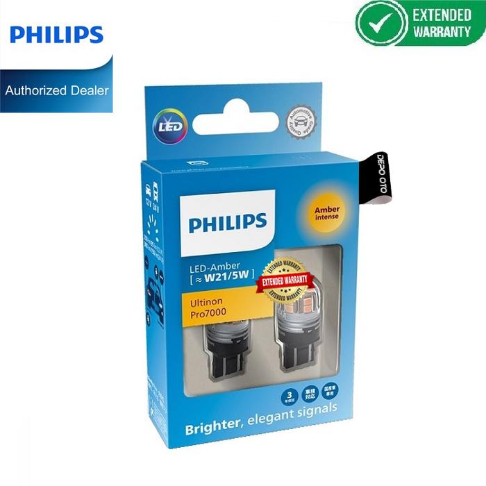 Gambar DEPO OTO X PHILIPS Ultinon Pro7000 LED W21/5W T20 Lampu Malam Sein Rem Stop Amber dari DEPO OTO Kota Administrasi Jakarta Pusat Tokopedia