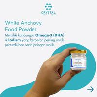Gambar (Convenient Size 20G) White Anchovy Food Powder / Bubuk Ikan Teri Nasi dari Crystal of the Sea Kota Administrasi Jakarta Pusat 2 Tokopedia