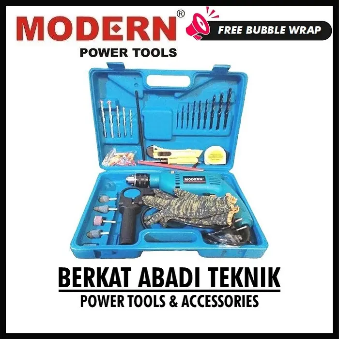 PROMO Paket Mesin Bor Listrik Modern M-2130 / Mesin Bor Tangan M2130 0