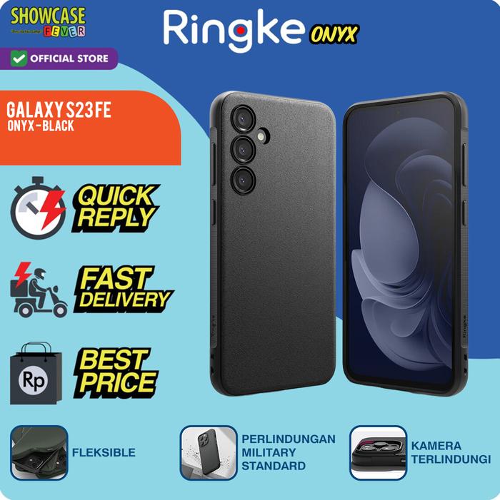 Gambar Ringke Compatible For Samsung S23 FE Onyx Black Casing Tipis Military Drop Slim Armor dari ShowcaseFever Kota Administrasi Jakarta Utara Tokopedia