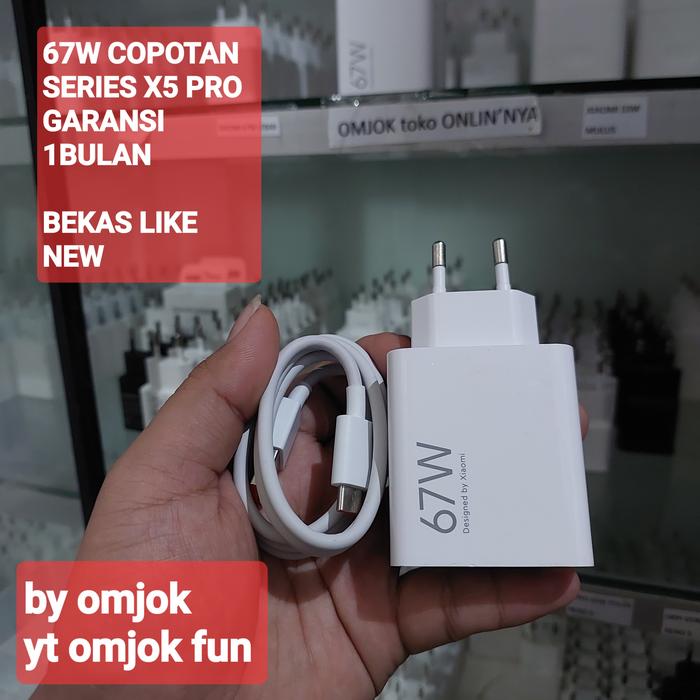 Gambar Charger Xiaomi Poco X5 pro Original bekas copotan 67W Asli 100% dari omjok Kota Administrasi Jakarta Utara Tokopedia