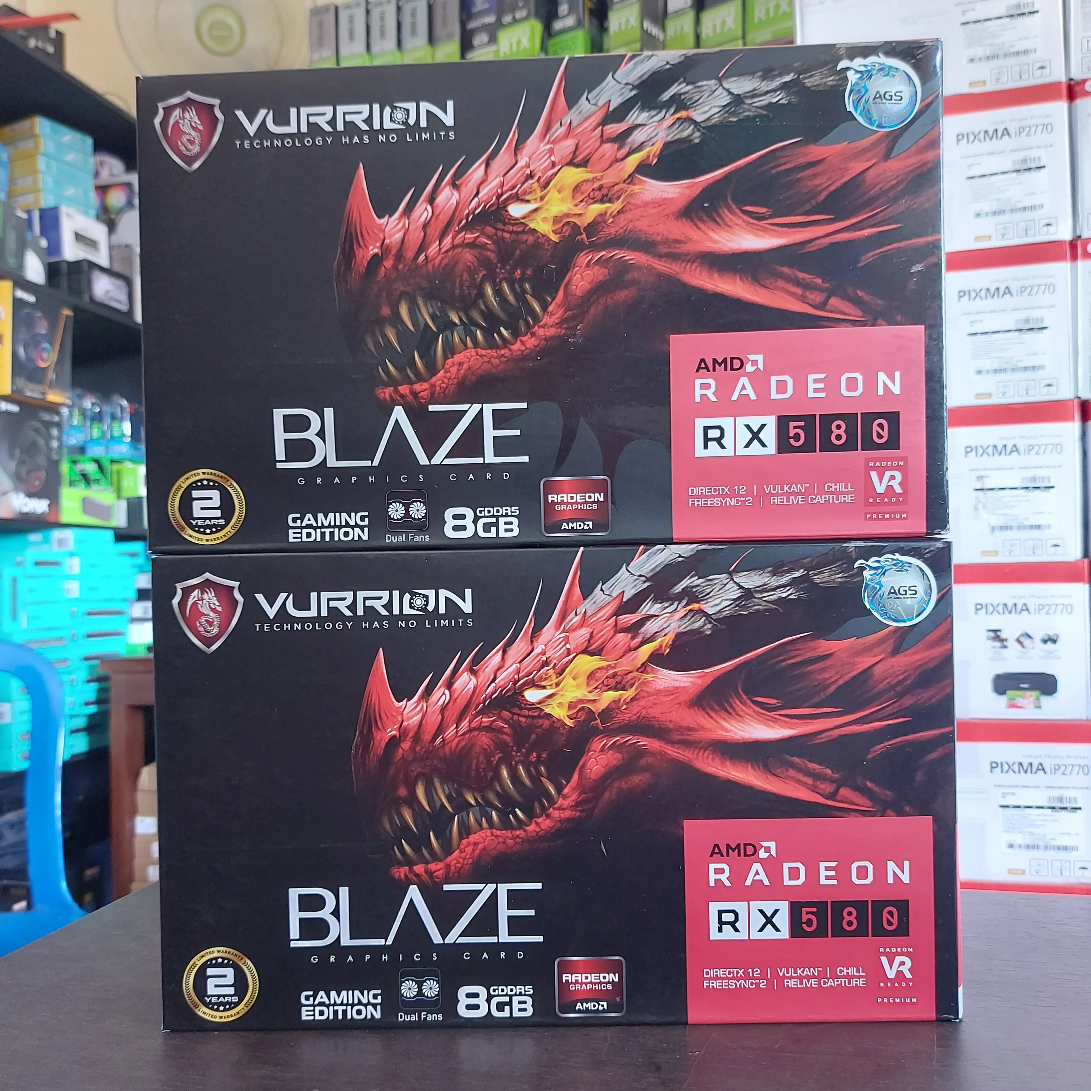 VGA Vurrion RX580 8GB ddr5 256bit