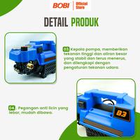 Gambar Electric High Pressure Washer Type B3 High Pressure Washer Mesin Cuci - Kuning dari BOBI SHOP Kota Administrasi Jakarta Utara 3 Tokopedia