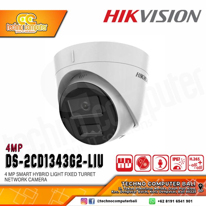 Gambar HIKVISION DS-2CD1343G2-LIU 4MP INDOOR Network Camera CCTV dari Techno Computer Bali Kota Denpasar Tokopedia