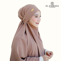 Gambar El Zahrana Hijab Zahwa Jumbo El Zahrana Khimar Syari Set Cadar Cringkle Airflow Bahan Premium Adem Tebal Cocok untuk Umroh Haji dan Sehari-hari - Putih dari El Zahrana Kab. Gresik 4 Tokopedia