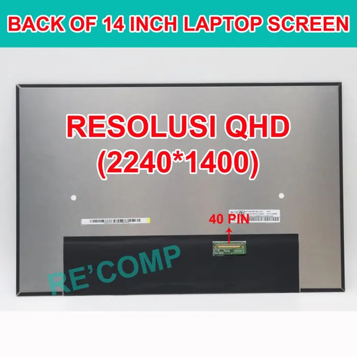 Layar Comp Jual LAYAR LED LCD LENOVO THINKPAD X1 CARBON GEN 7 GEN 8 7TH 8TH UHD ...