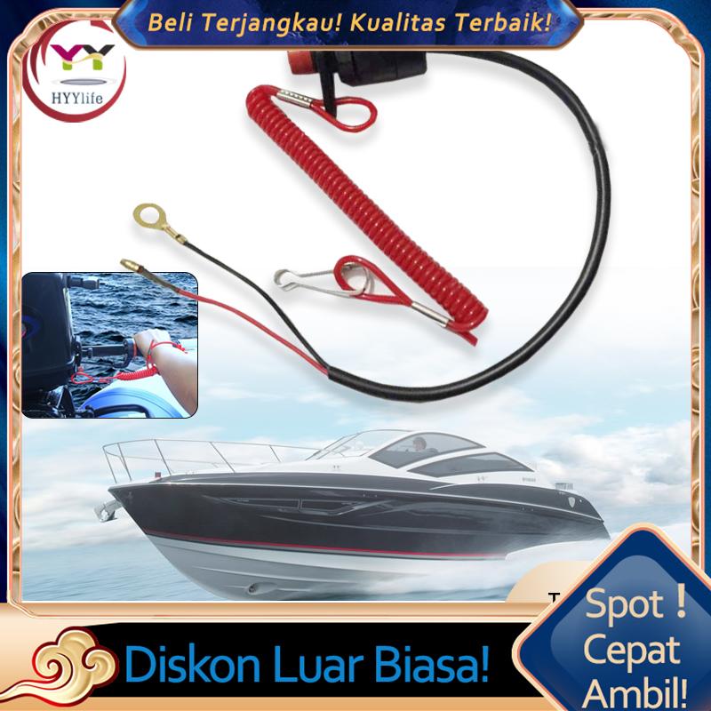 Kill Switch Mesin Outboard Perahu Universal dengan Tali Lanyard - Cocok ...