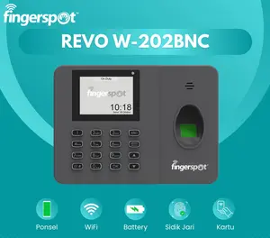 MESIN ABSENSI FINGERSPOT REVO W-202BNC FINGERPRINT WIRELESS