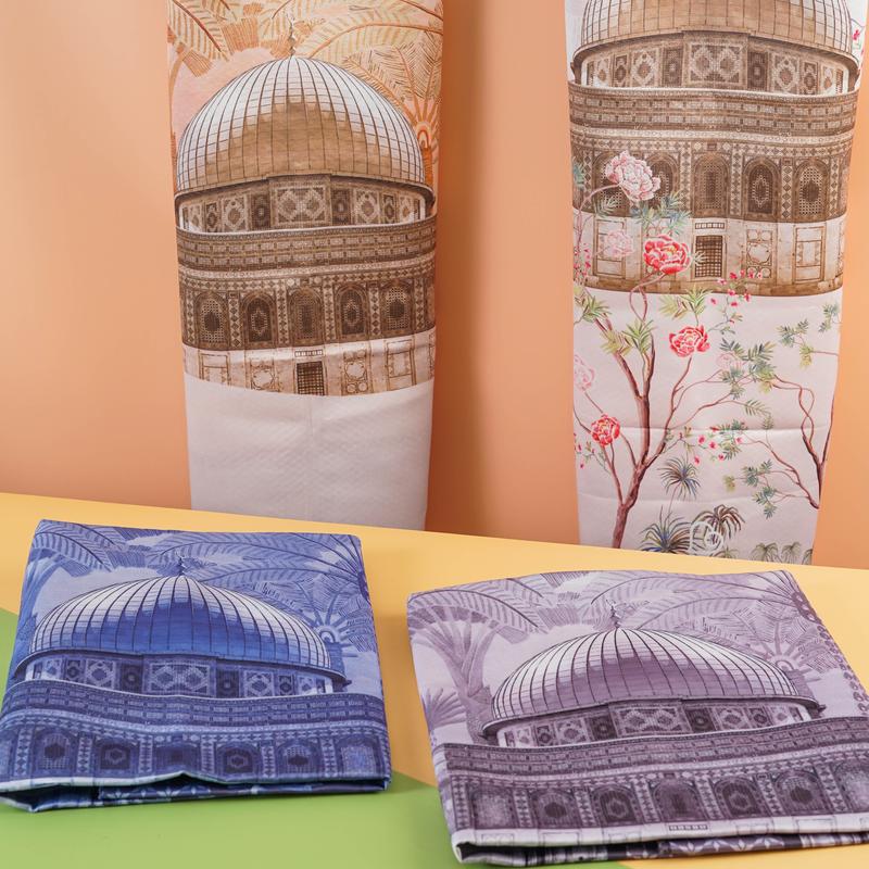Sajadah Travel Printing Motif Masjid Al-Aqsa Gerai Adara 5