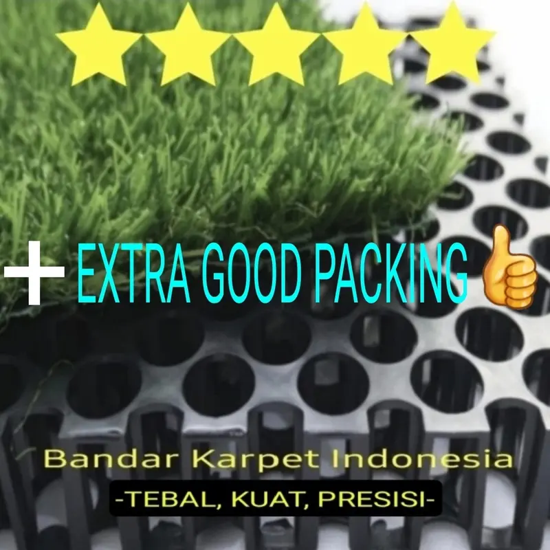 DRAINASE RUMPUT SINTETIS tebal 3 CM UK 25 x 25 CM (HARGA PABRIK) 0