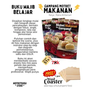 Buku Fotografi Motret Makanan itu Gampang