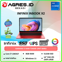Gambar LAPTOP Infinix Inbook X2 I7 1065G7 8GB 512GB W11 14" FHD 100%sRGB dari Agres ID Bekasi Kota Bekasi 1 Tokopedia