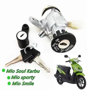 Kunci Kontak Set Plus Kunci Jok Mio soul Karbu Mio sporty Mio Smile