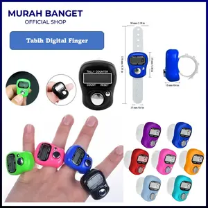 Tasbih Digital Mini Tally Counter Alat Hitung Digital Finger Counter
