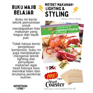 Buku 7 Hari Belajar Lighting and Styling Food Photography Original