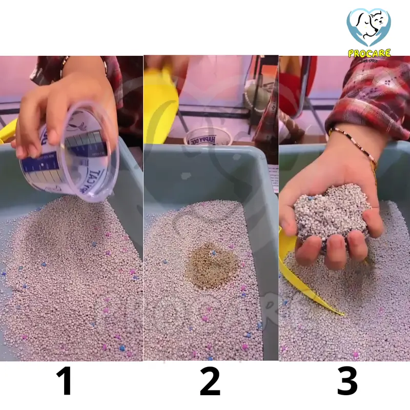 Pasir Kucing Gumpal Wangi Murah 1 kg repack Bentonite Cat Litter A1 1