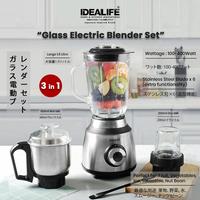 Gambar IDEALIFE - Glass Electric Blender Set IL-220A dari IDEALIFE Outlet Jakarta Utara 1 Tokopedia