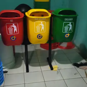 tempat sampah oval pilah 3