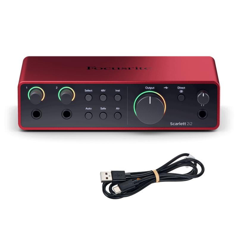 Focusrite Scarlett 2i2 4th Gen - USB Audio Interface 4