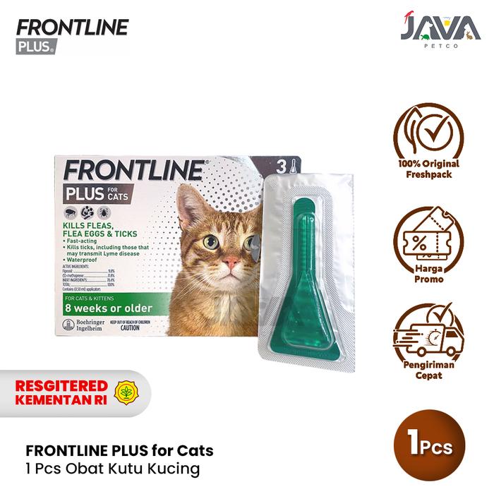 Gambar Frontline Plus Obat Kutu Kucing for Cats Untuk Kucing Dewasa & Kitten dari Java Petco Kota Administrasi Jakarta Selatan Tokopedia