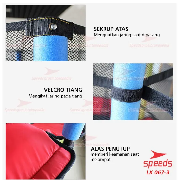 SPEEDS Trampolin Mainan Anak Trampoline Lompat Olahraga 067-3 1